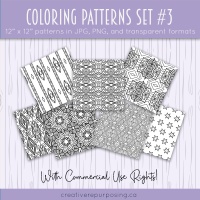 Coloring Patterns Set #3