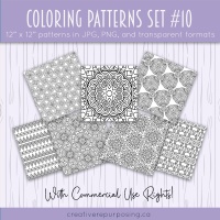 Coloring Patterns Set #10