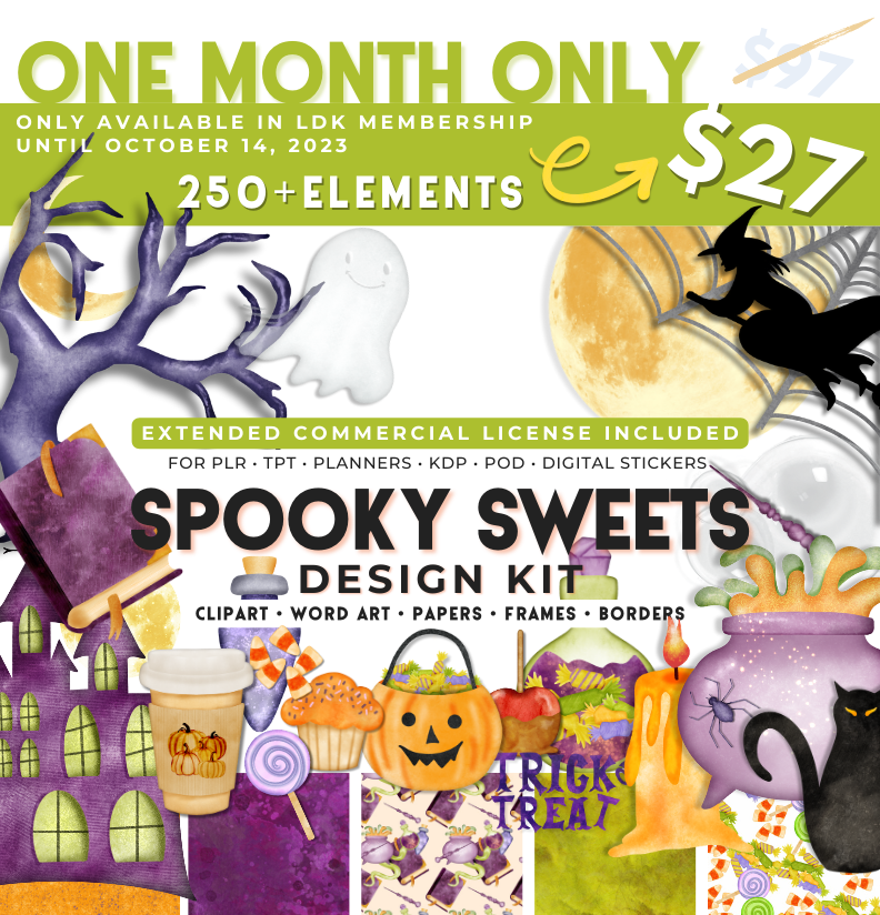 spooky sweets graphics pack promo